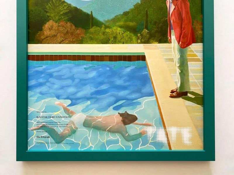 DAVID HOCKNEY RARE LITHOGRAPH PRINT TATE MUSEUM FRAMED POP ART EXHBTN POSTER - 3