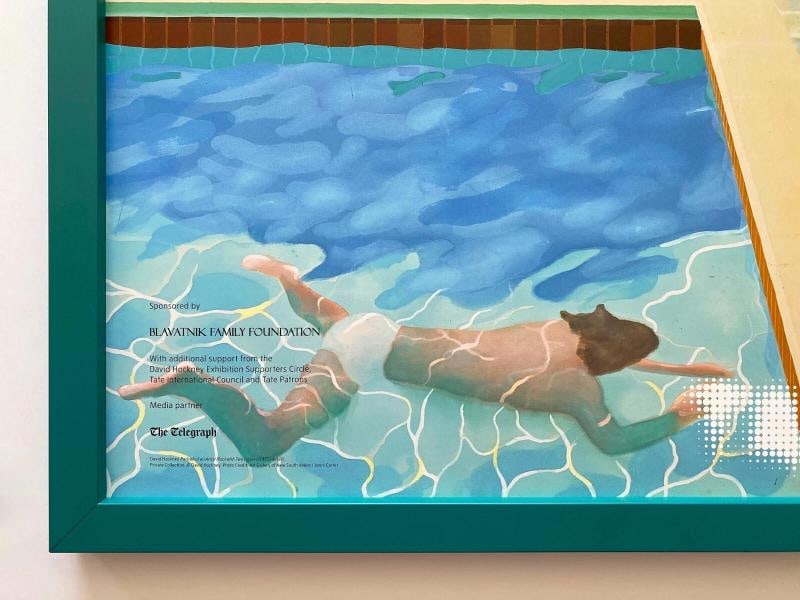 DAVID HOCKNEY RARE LITHOGRAPH PRINT TATE MUSEUM FRAMED POP ART EXHBTN POSTER - 7