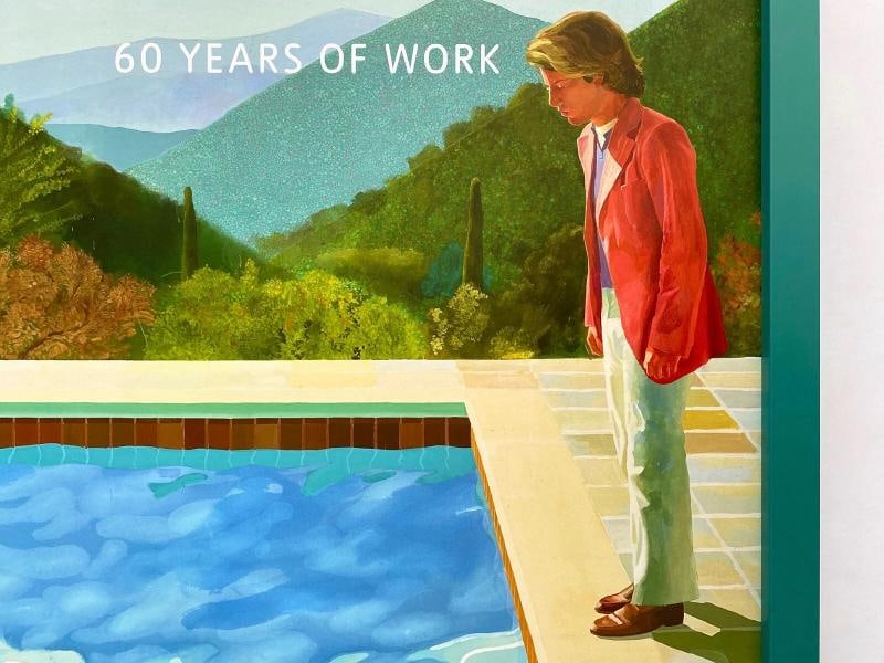 DAVID HOCKNEY RARE LITHOGRAPH PRINT TATE MUSEUM FRAMED POP ART EXHBTN POSTER - 9