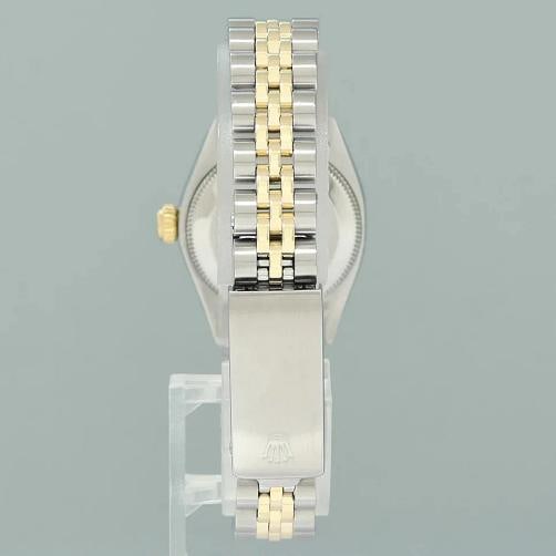 Ladies Rolex 6719 Jubilee Oyster Perpetual 24mm Two Tone Gold Silver Dial Watch - 6