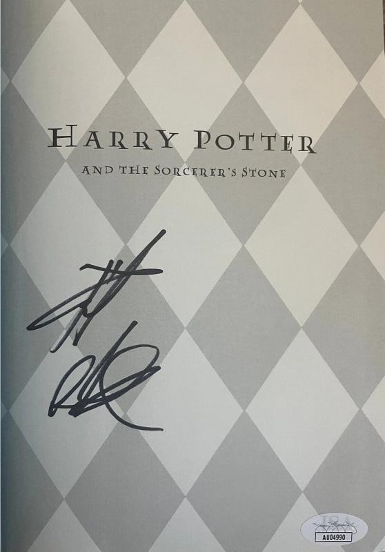 Daniel Radcliffe signed Harry Potter Hard Cover Book Set 1-7 JSA COA Rare: Industry: Movies,Signed: Yes,Autograph Authentication: James Spence (JSA),Original/Reproduction: Original,Country of Origin: United States