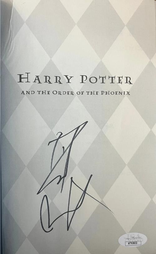 Daniel Radcliffe signed Harry Potter Hard Cover Book Set 1-7 JSA COA Rare - 5