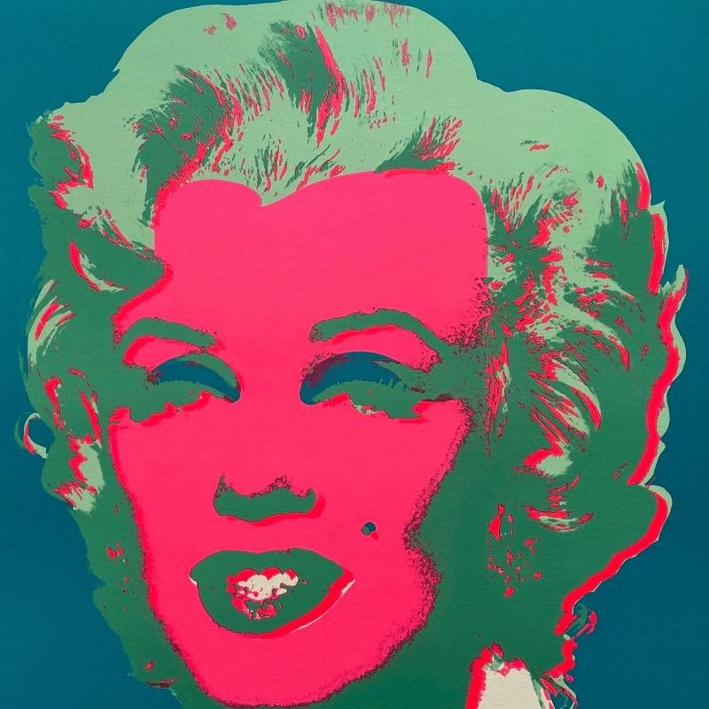ANDY WARHOL RARE 1970 MCM POP ART FRAMED SERIGRAPH CALENDAR PRINT "MARILYN" 1967 - 13