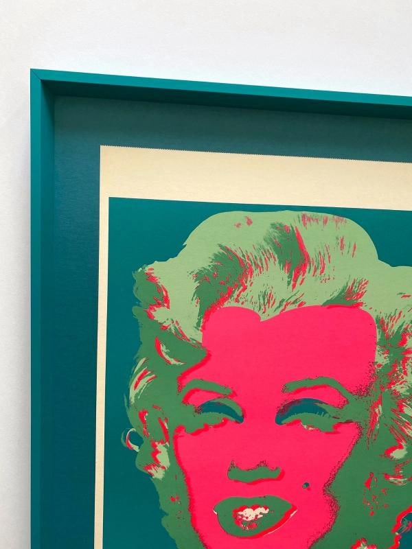 ANDY WARHOL RARE 1970 MCM POP ART FRAMED SERIGRAPH CALENDAR PRINT "MARILYN" 1967 - 4