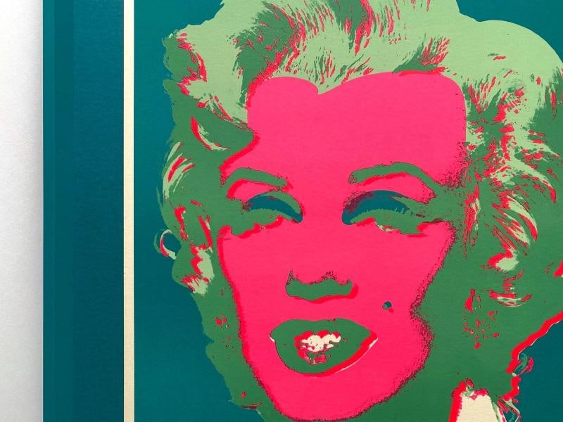 ANDY WARHOL RARE 1970 MCM POP ART FRAMED SERIGRAPH CALENDAR PRINT "MARILYN" 1967 - 6