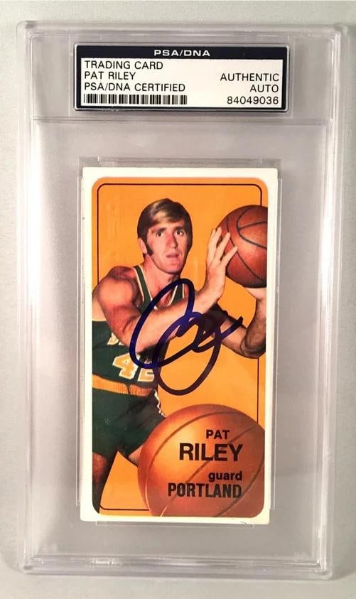 Pat Riley Signed Rookie Card 1970-1971 TOPPS Los Angeles Lakers PSA/DNA COA: Condition: New: A brand-new, unused, unopened, undamaged item (including handmade items).,Industry: Sports,Signed: Yes,Original/Reproduction: Original,Country of Origin: United States,Modified Item: