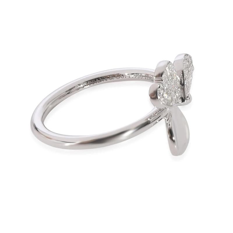 Tiffany & Co. Paper Flowers Diamond Ring in Platinum 0.16 CTW - 2