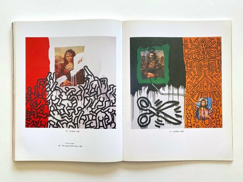 KEITH HARING RARE VINTAGE 1992 1ST EDITION COLLECTOR'S SOFTCOVER POP ART BOOK - 10