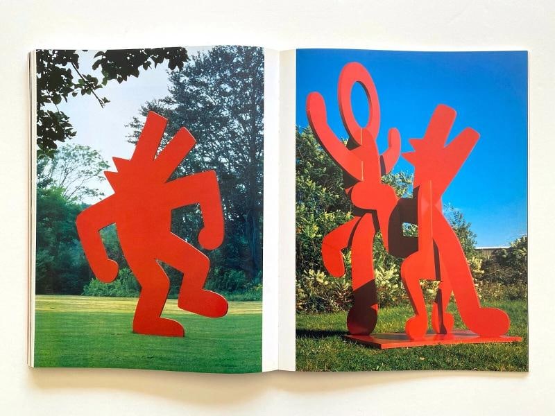 KEITH HARING RARE VINTAGE 1992 1ST EDITION COLLECTOR'S SOFTCOVER POP ART BOOK - 12
