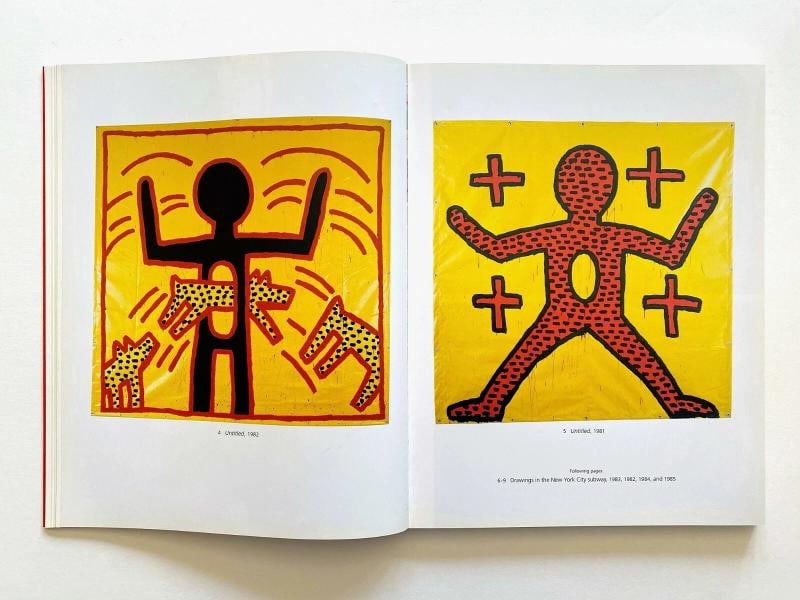 KEITH HARING RARE VINTAGE 1992 1ST EDITION COLLECTOR'S SOFTCOVER POP ART BOOK - 2