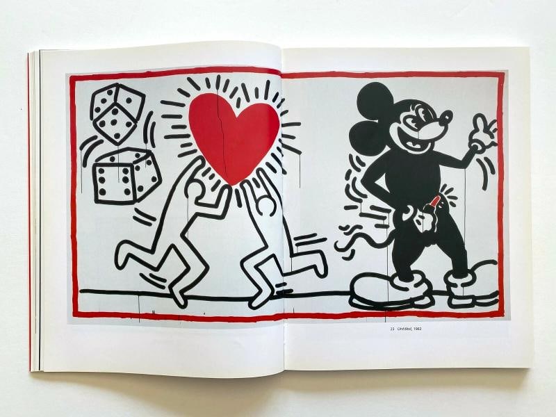 KEITH HARING RARE VINTAGE 1992 1ST EDITION COLLECTOR'S SOFTCOVER POP ART BOOK - 4