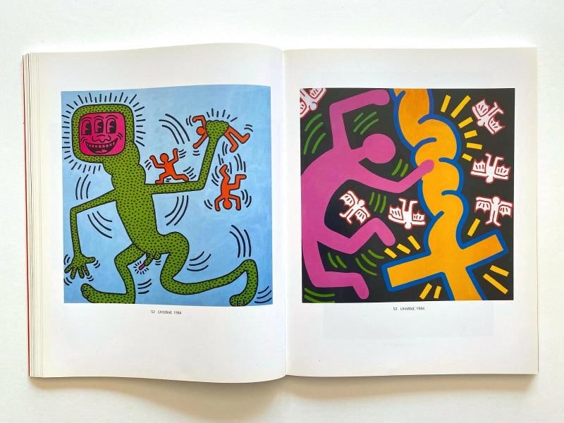 KEITH HARING RARE VINTAGE 1992 1ST EDITION COLLECTOR'S SOFTCOVER POP ART BOOK - 6