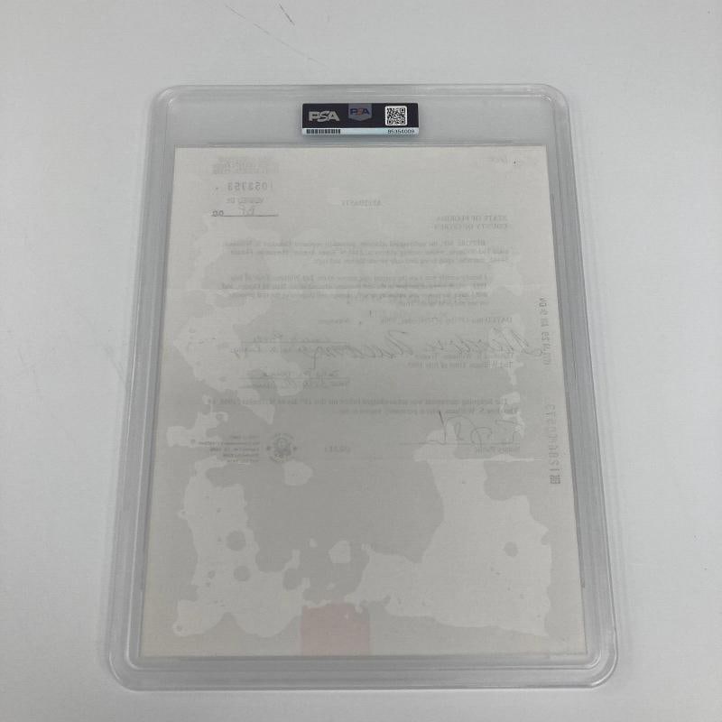 Ted Williams Full Name Signed Original Contract PSA DNA COA - 3