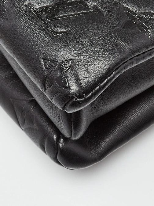 Louis Vuitton Black Monogram Embossed Leather Coussin MM Bag - 4
