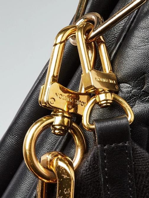 Louis Vuitton Black Monogram Embossed Leather Coussin MM Bag - 5