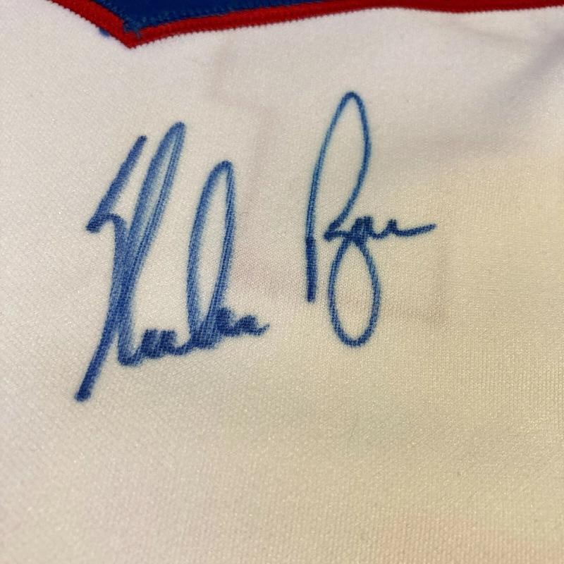 Nolan Ryan Signed Authentic 1989 Texas Rangers Game Model Jersey With JSA COA - 3