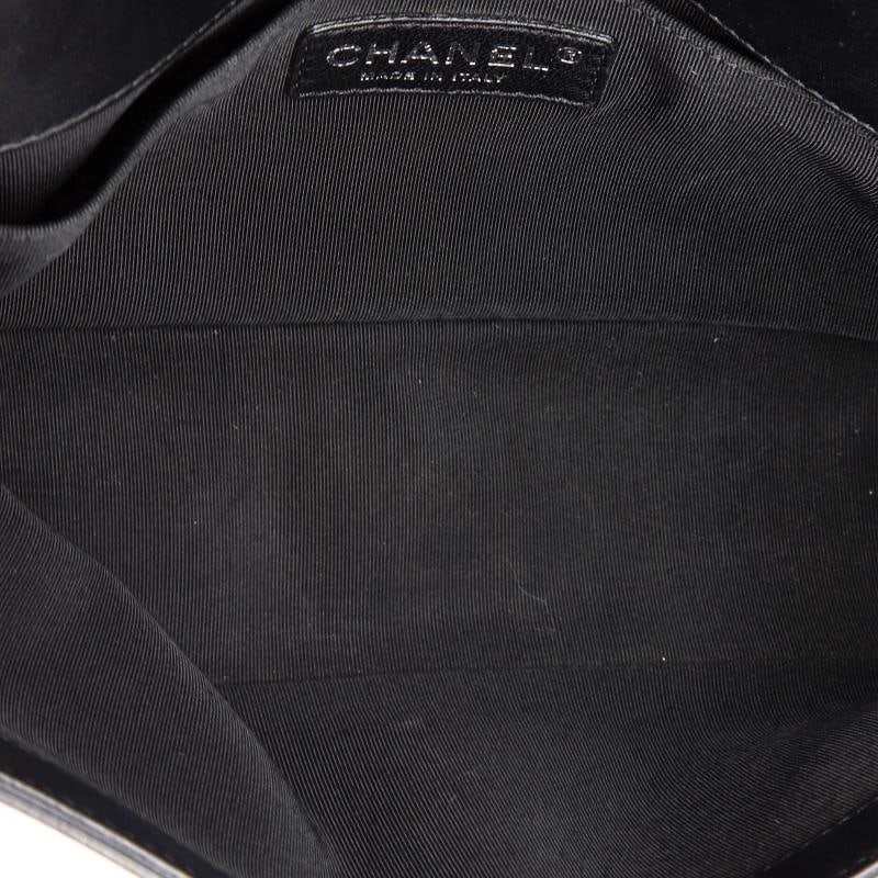 Chanel Boy Flap Bag Quilted Plexiglass Patent Old Medium - 5