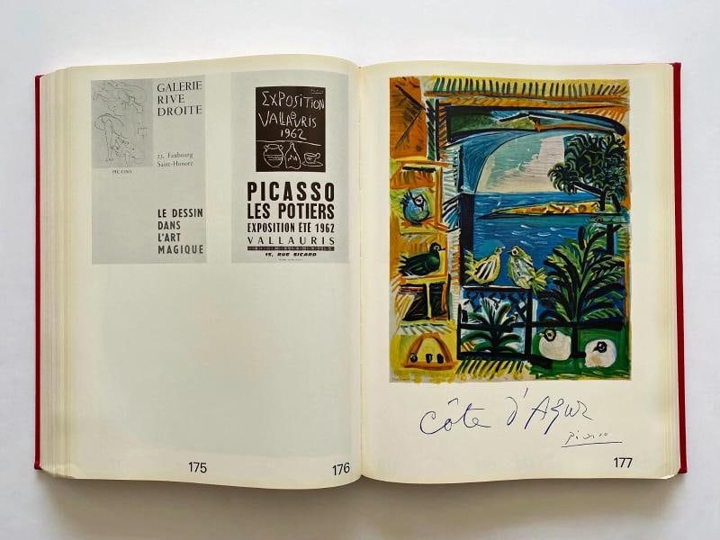 "PICASSO'S POSTERS" RARE 1971 1ST ED LITHO PRINT XL LANDMARK VOLUME HC ART BOOK - 11