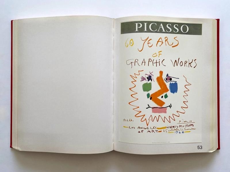 "PICASSO'S POSTERS" RARE 1971 1ST ED LITHO PRINT XL LANDMARK VOLUME HC ART BOOK - 7