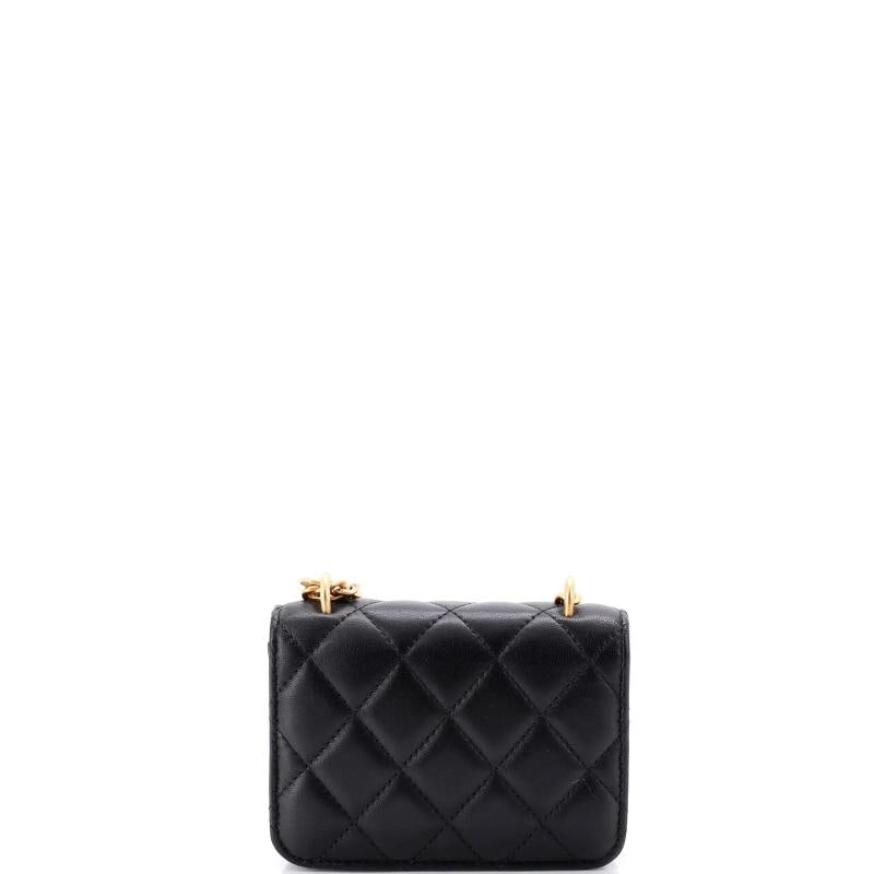 Chanel Sweet Camellia Flap Clutch with Chain Quilted Lambskin Mini - 3