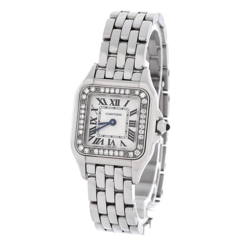 Cartier Panthere de Cartier Quartz Watch Stainless Steel with Diamond Bezel 22 - 3