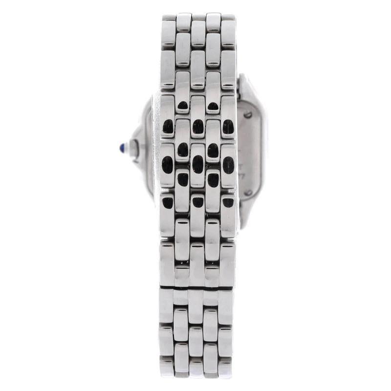 Cartier Panthere de Cartier Quartz Watch Stainless Steel with Diamond Bezel 22 - 5