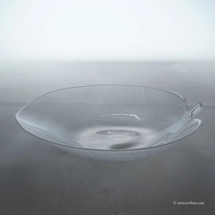 Vintage Art Glass Plate by Tyra Lundgren for Venini, Murano - 3