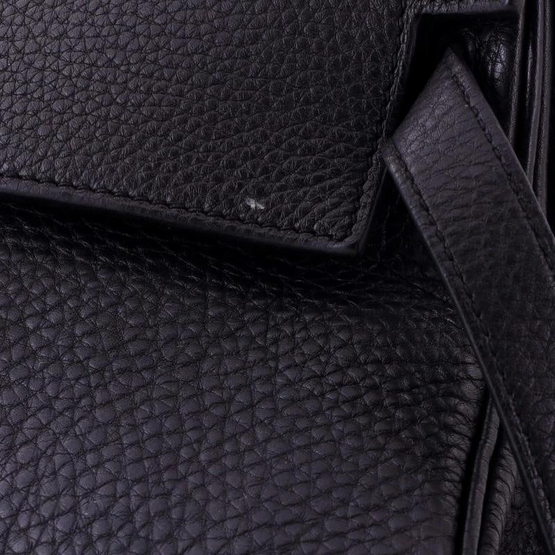 Hermes Kelly Handbag Black Togo with Gold Hardware 32 - 8