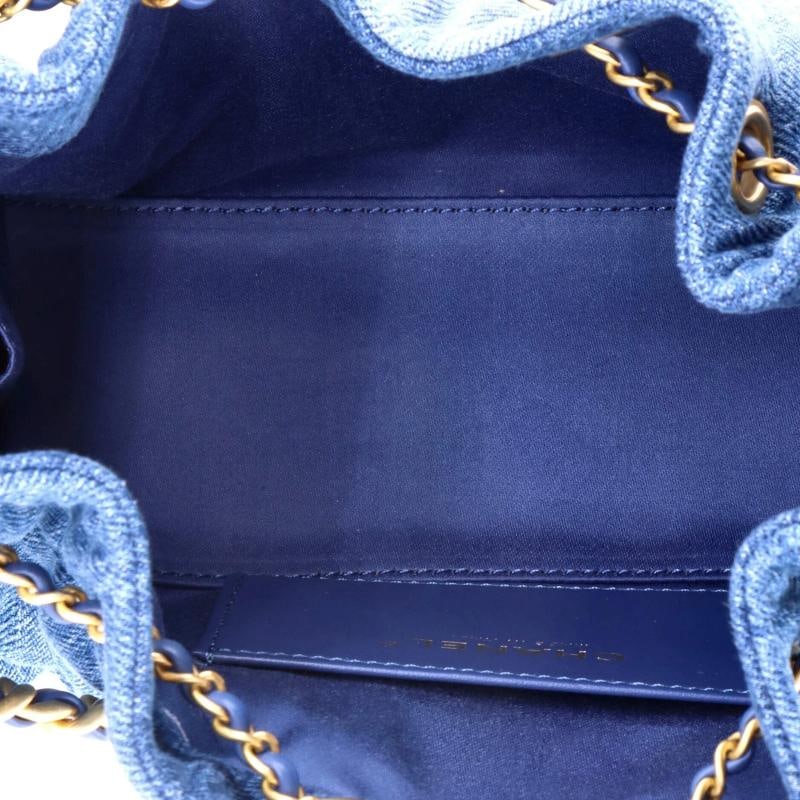 Chanel 25 Hobo Bag Quilted Denim Mini - 5