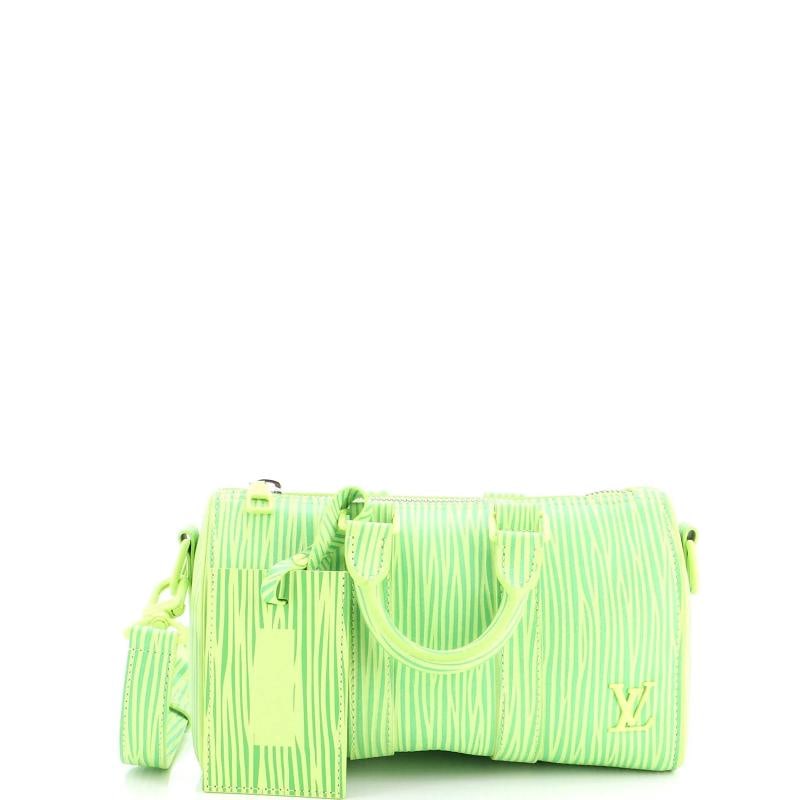 Louis Vuitton x Park Seo-Bo Keepall Bandouliere Bag Embossed XL Epi Leather 25: Accessories: Detachable Strap, Luggage Tag, Dust Bag Measurements: Handle Drop 3", Height 6", Width 10", Depth 4.25", Strap Drop 19-14". Condition: Pre-owned - Excellent,Brand: Louis Vuitton,Exterior