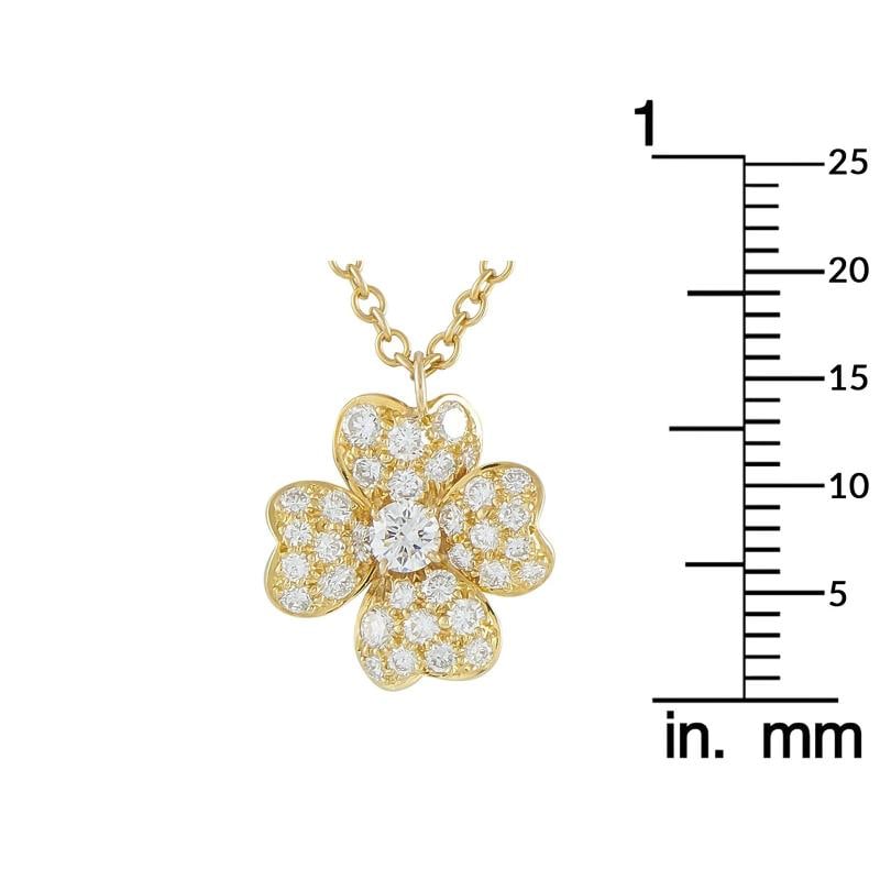 Van Cleef & Arpels Cosmo 18K Yellow Gold Diamond Pendant Necklace Small Model V - 5