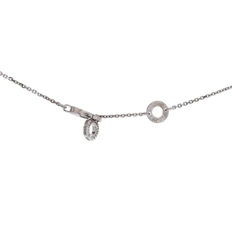 Bvlgari Divas' Dream Pendant Necklace 18K White Gold with Pave Diamonds Small - 4