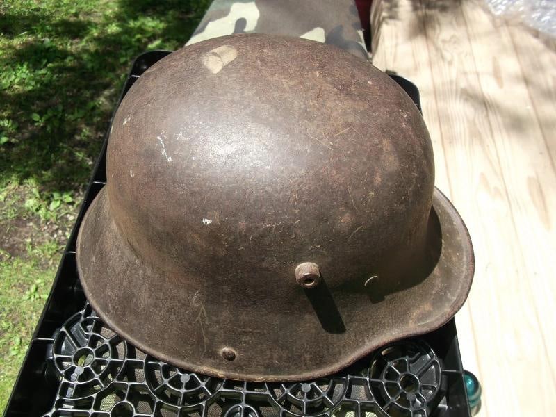 Original WW1 German M17 Helmet - 4