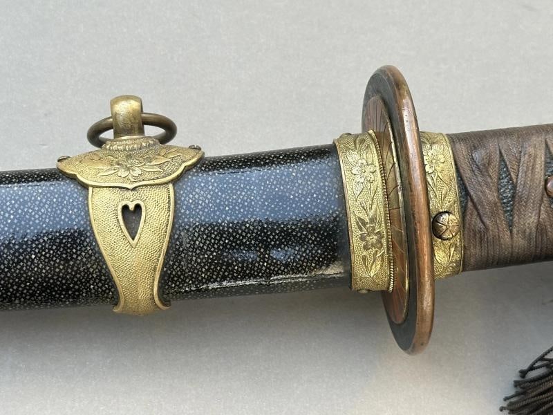 Rare~ WW2 Japanese Navy Katana Sword - 9