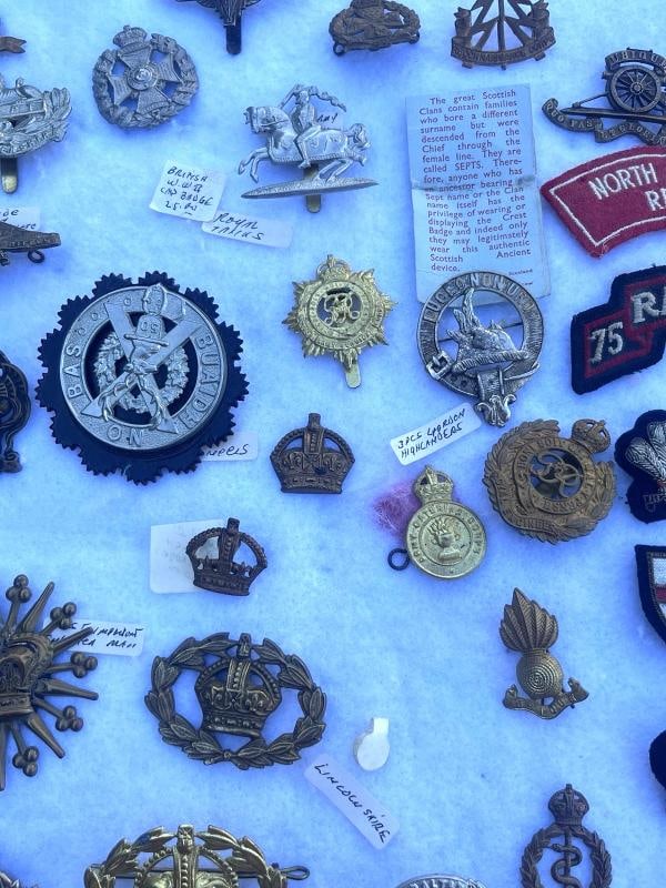 Lot Of 50+ Vintage Military Badges~(Mostly From WW1-WW2) - 12