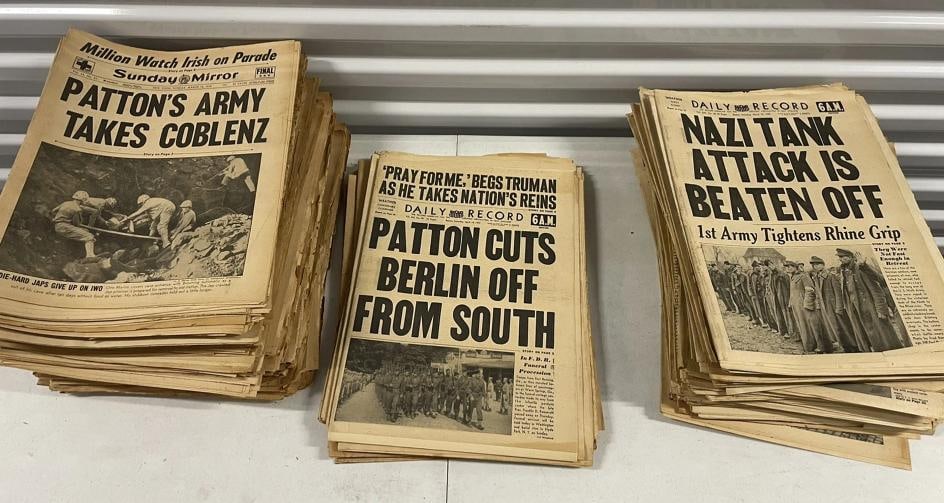 LOT OF 150+ WW2 Newspapers From The United States: Condition: Used: An item that has been used previously. See the sellerÃ¢â‚¬â„¢s listing for full details and description of any imperfections. ,Conflict: WW