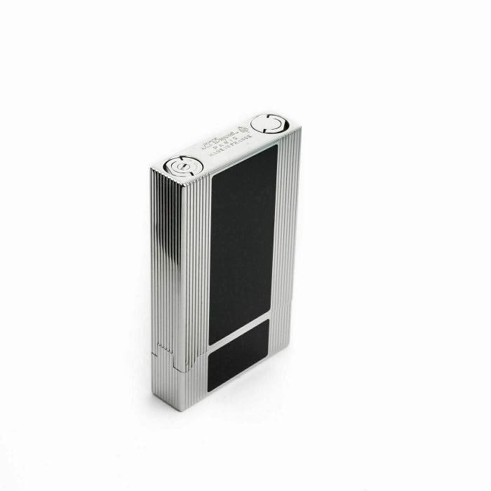 S.T. Dupont Line 2, Palladium & Black Lacquer Lighter (New In Box) - 7