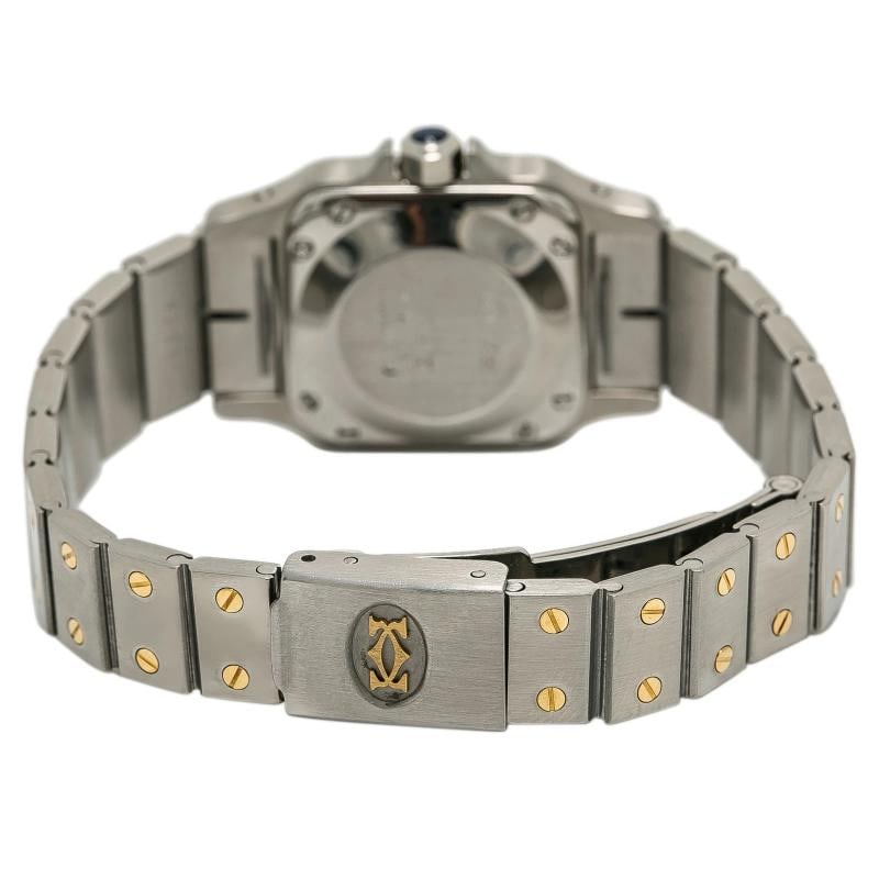 Cartier Santos Galbee W20012C18K YG two tone Quartz White Dial watch 23mm - 2