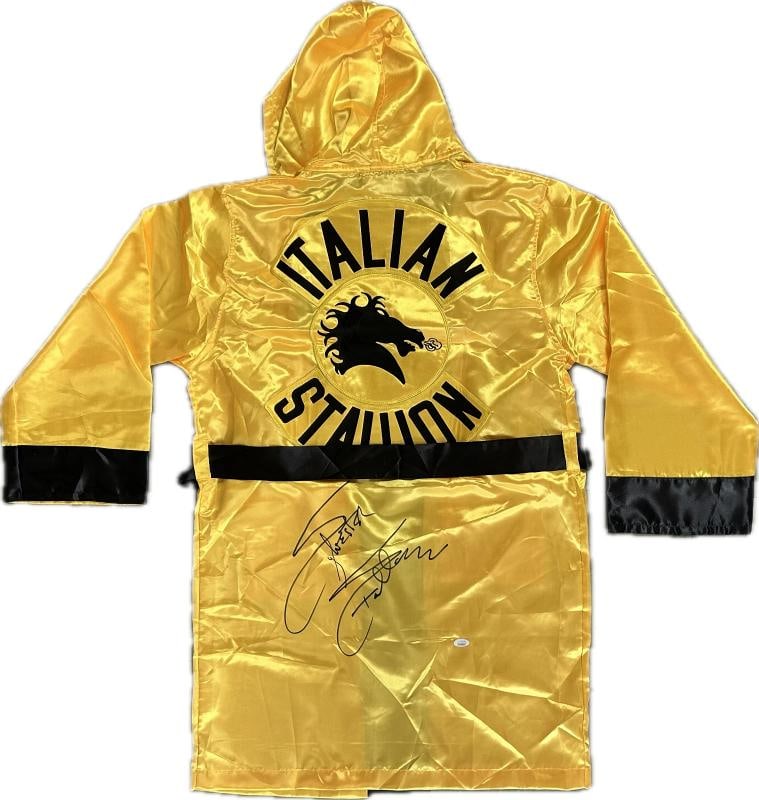 Sylvester Stallone Signed Rocky Italian Stallion Robe (JSA) (1 of 4)