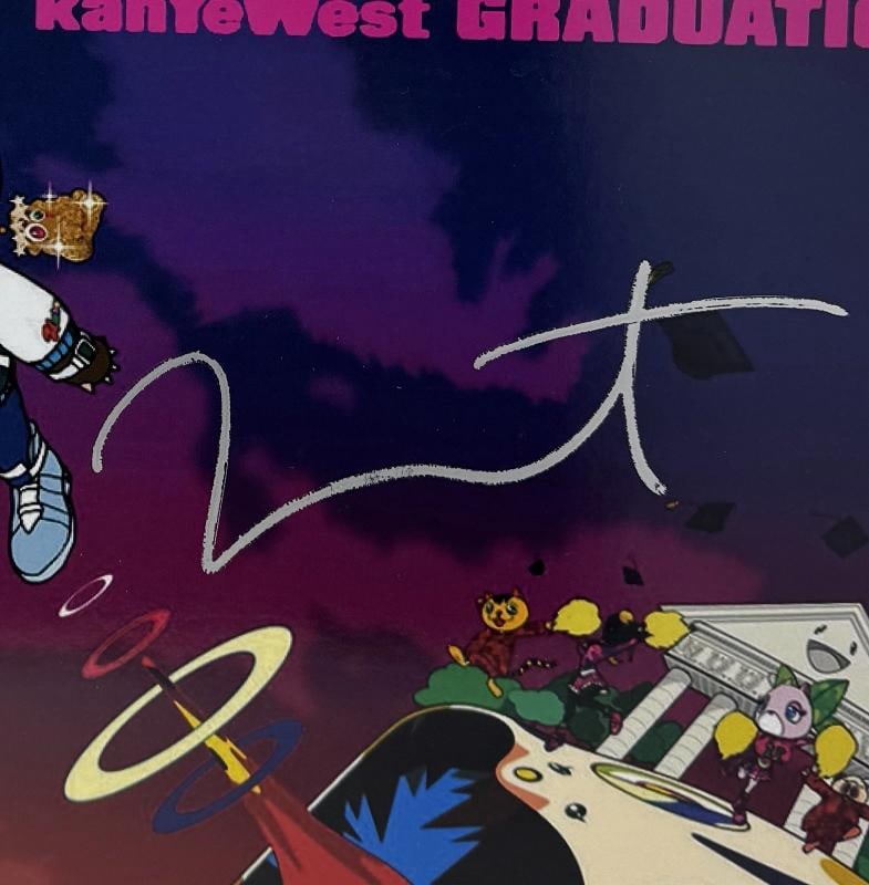 Kanye West Signed Autograph Graduation Vinyl Record Album LP Ye Yeezy JSA COA - 5
