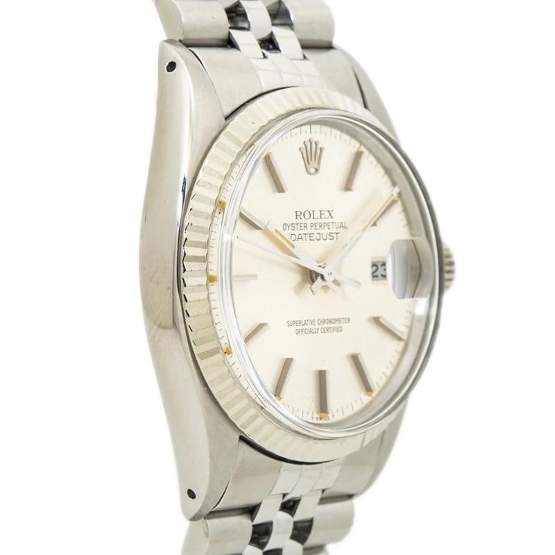 Rolex Datejust 16014 Jubilee SS Auto Silver Dial Men Watch 36mm - 3