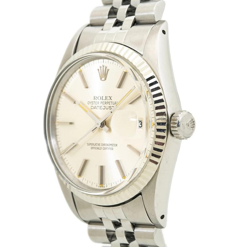 Rolex Datejust 16014 Jubilee SS Auto Silver Dial Men Watch 36mm - 4