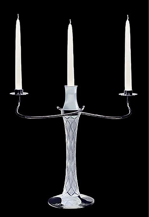 LALIQUE Crystal Candel Holder~(13.7" x 16.2"W): Condition: New: A brand-new, unused, unopened, undamaged item in its original packaging (where packaging is applicable). Packaging should be the same as what is found in a retail store, unless the ite