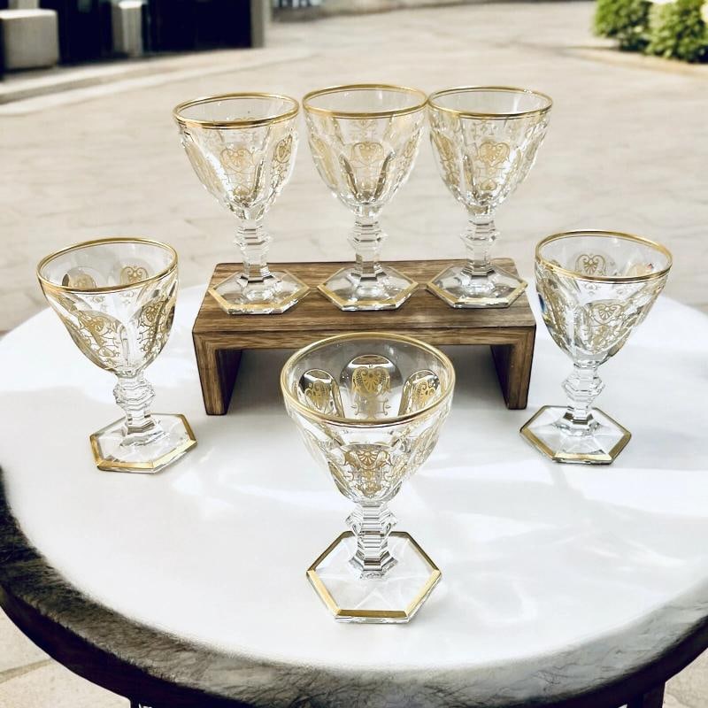 6pc Vintage Baccarat Set Of Wine Glasses~(5.25"Tall): Condition: Used: An item that has been used previously. The item may have some signs of cosmetic wear, but is fully operational and functions as intended. This item may be a floor model or store retur