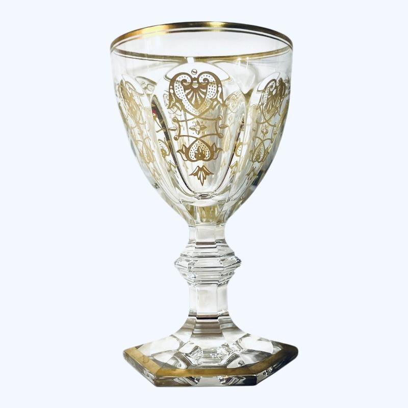 6pc Vintage Baccarat Set Of Wine Glasses~(5.25"Tall) - 6