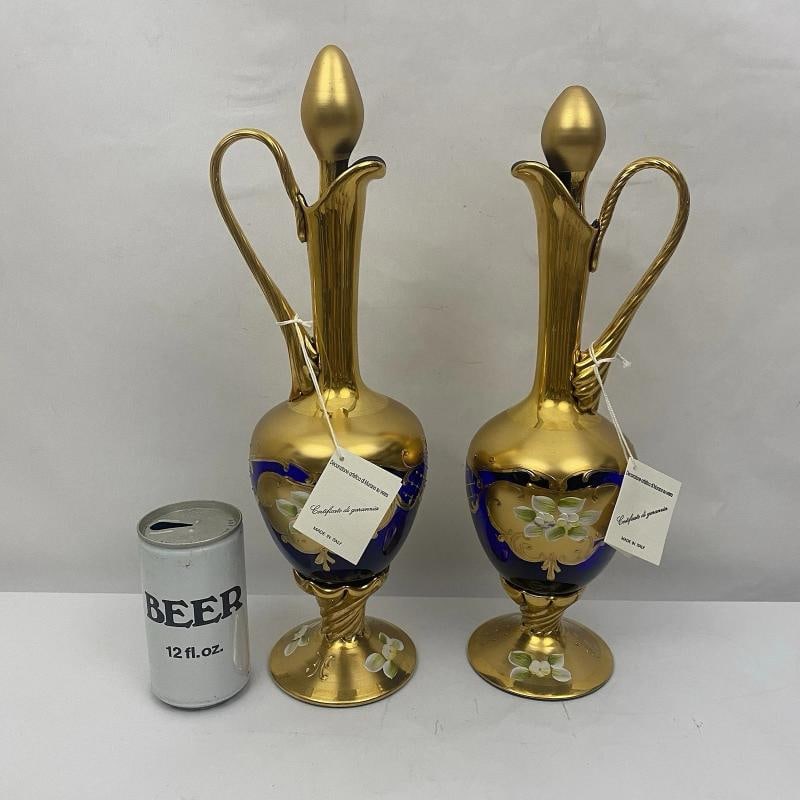 RARE~ 15pc Murano Glass Decanter Set - 7