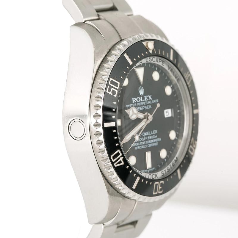 Rolex Sea Dweller Deepsea 116660 SS Oyster Auto Black Dial Men's Watch 44mm - 3