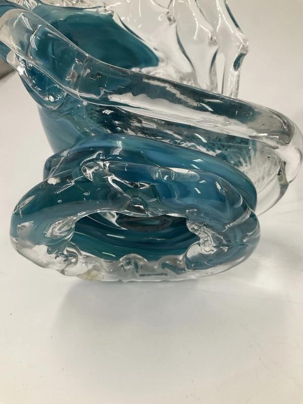 David Wight Signed Art Glass Sculpture~(Measures Approximately 10"H x 10"W) - 2