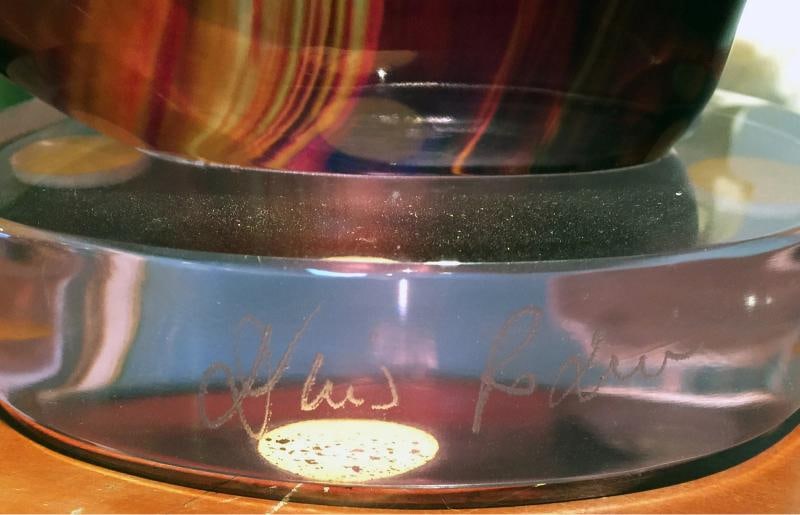 Dino Rosin Signed Murano Glass Sculpture~(14"H x 12"W) - 2
