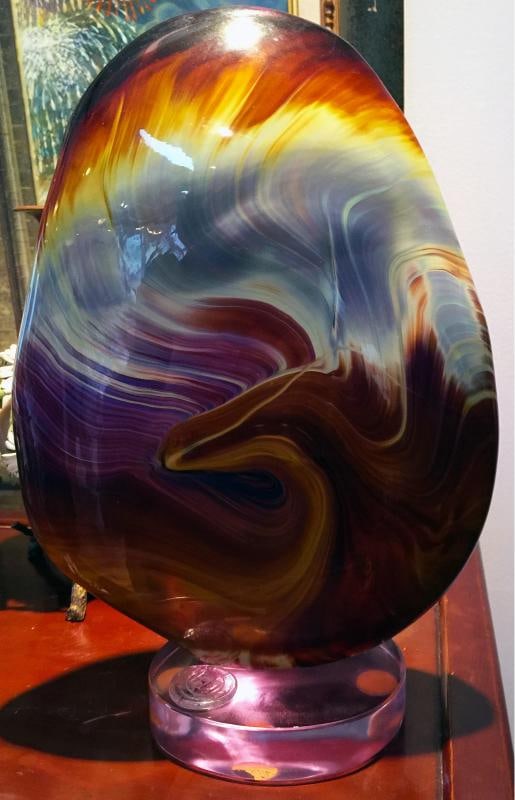 Dino Rosin Signed Murano Glass Sculpture~(14"H x 12"W) - 3